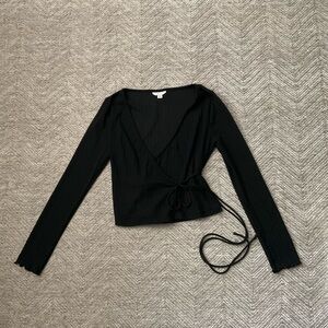 TOPSHOP BLACK TIE LNG SLEEVE SIZE 8